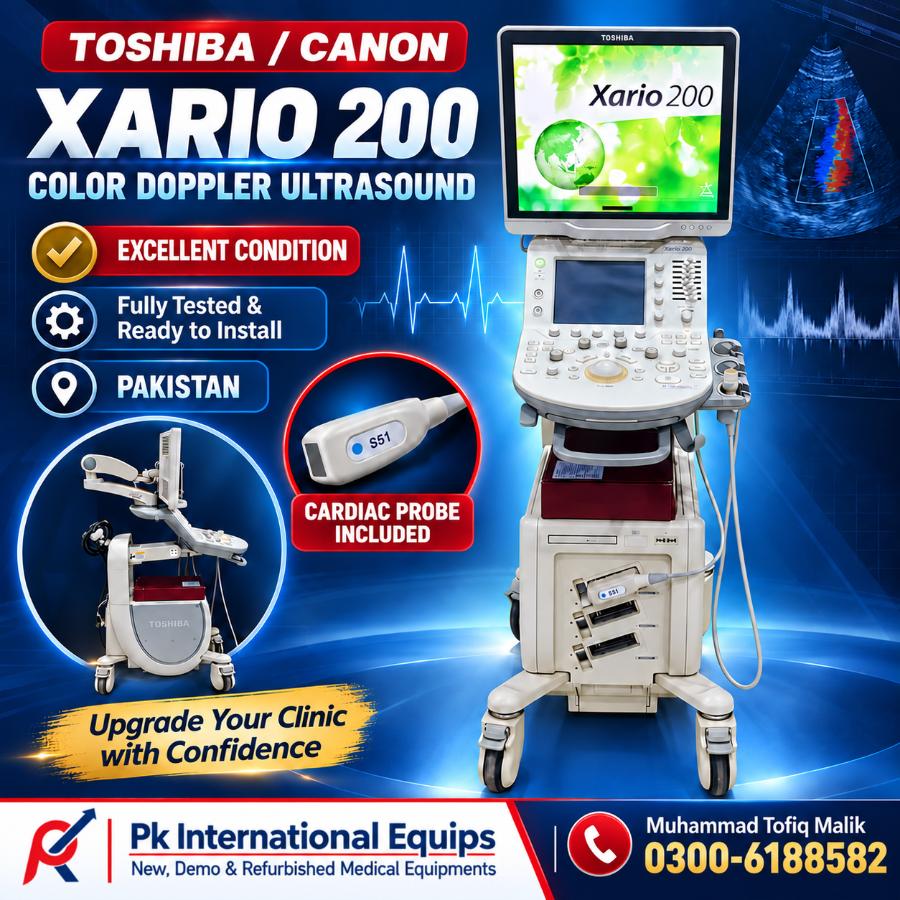 Canon / Toshiba Xario 200 ultrasound Color Dopler